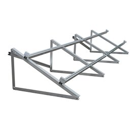 Flat roof mounting 2 modules module width 1660 frame...